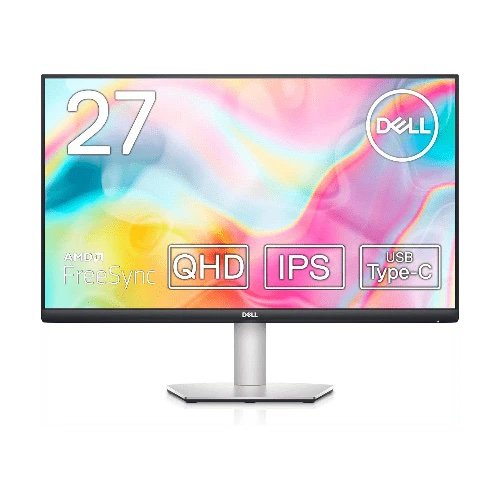 Dell S2722DC 27 Inch QHD IPS Monitor, USB-C, 99% sRGB, Built-in Speakers