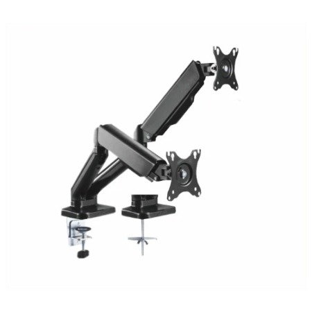 SMAAT SDA202BK Dual Gas Spring Monitor Arm for 13”-32” Screen